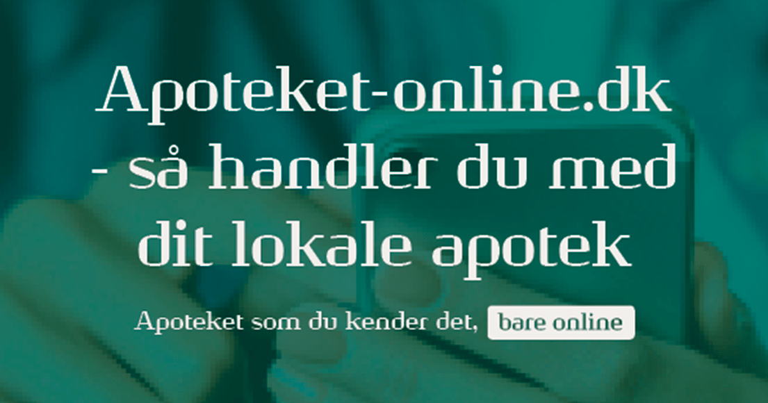 Apoteket-online.dk - så handler du med dit lokale apotek. Apoteket, som du kender det, bare online